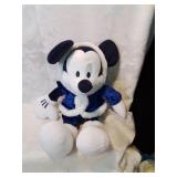 Plush mickey mouse in blue suit