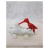 Plastic woody woodpecker toothpick holder