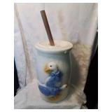 Goose decorator butter churn