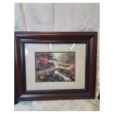 Framed bridge of faith by thomas kincaid art
