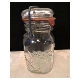 Small Jar with glass lid