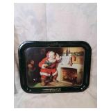 Santa Coca cola tray