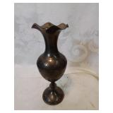 Brass Bud vase eight inches tall