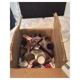 Revolving poker chip rack with chips