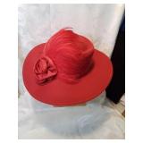 Red hat ladies hat