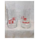 Set a 4 7up uncola glasses
