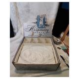 Federal glass hospitality snack set in original