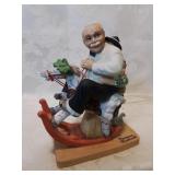 The danbury mint gramps at the reins by norman