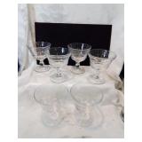 Set of 6 Fostoria century pattern sherberts