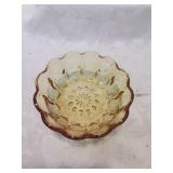 Amberglass bowl six inches