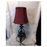 Cast iron lamp eighteen inches