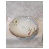 Nine and a quarter inch german floral bowl