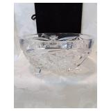 Beautiful crystal footed bowl