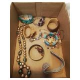 Flat of estate jewelry