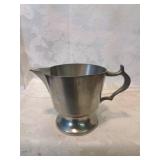 Pewter cream pitcher