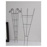 Group of two garden trellis