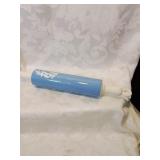 Vintage ceramic rolling pin blue and white