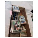 Box of older baseball cards