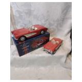 2 corvettes, one is an AM FM.Radio