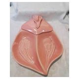 California pottery serving dish