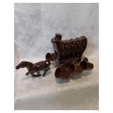 Covered wagon decanter