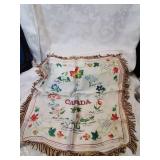 Vintage canada pillow cover