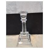 Nice glass single taper candlestick