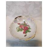 Trimont ware hand painted rose bowl