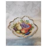 Hand painted ceramic fruit bowl