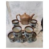 Tea set with teapot and cups