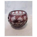 Imperial estate crystal rose bowl