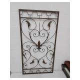 Metal decorative grill twenty four by forty five