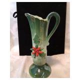 Holiday bud vase seven inches