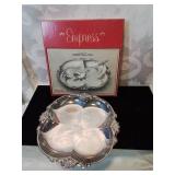Empress deep silver dish no spoon