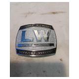 L w belt buckle