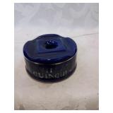 Cobalt vintage french advertising inkwell
