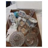 Flat of setate glass