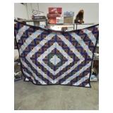 Large multicolor crazy quilt