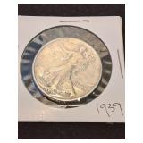 Nineteen thirty nine silver half dollar