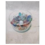 Container of marbles