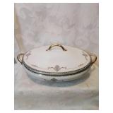 Noritake oval covered vegetable dish