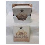 Set of 10 Monte deste tile coasters