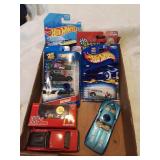 Flat of hot wheels and other cars