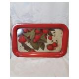 Metal strawberry tray nine by fourteen inches
