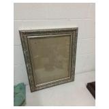 Ornate frame with glass , ready for art , twenty