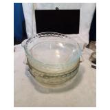 Stack of pyrex pipans