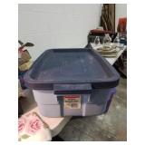 Smaller blue rubbermaid rough tote
