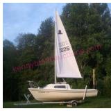1982 Vandestadt & McGruer Siren 17 sailboat &motor