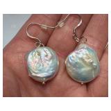 Baroque Pearl Dangle Earrings