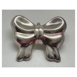 Smaller Sterling Silver Bow Pendant 4.7g